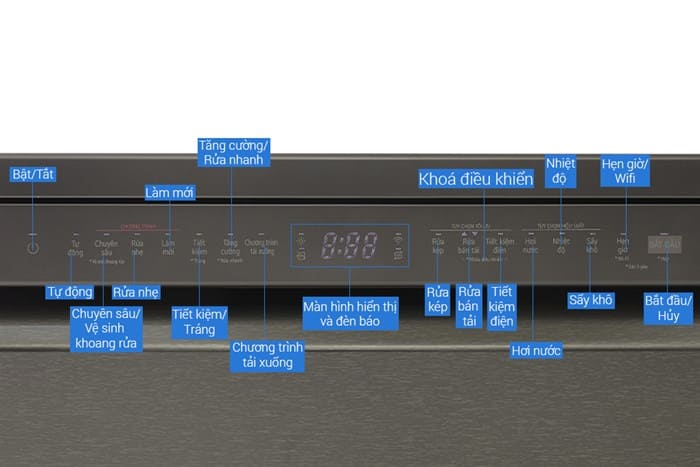 Máy rửa bát độc lập LG LDT14BLA4 (Đen)